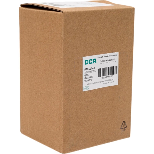 Аккумулятор DCA 20В 4.0Ач FFBL2040 фото 7 Аккумулятор DCA 20В 4.0Ач FFBL2040 фото 7