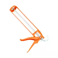 Пистолет для герметика Bohrer Оптимал шестигранный шток 6 мм, полностью стальная конструкция ПГ-001001