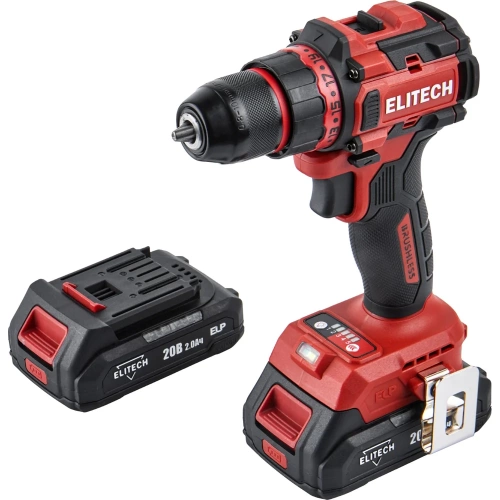 Дрель аккумуляторная Elitech ДА 20БЛ2 (E2201.045.01) 205673 Дрель аккумуляторная Elitech ДА 20БЛ2 (E2201.045.01) 205673