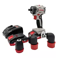 Дрель-шуруповерт аккумуляторная со сменными патронами Crown CT21131HQX-2 BMC