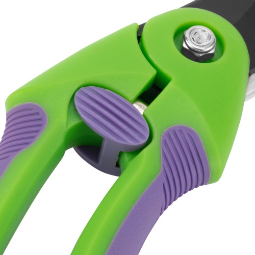 Секатор прямого реза, 215 мм, регулировка захвата, двухкомпонентные рукоятки, Palisad фото 4