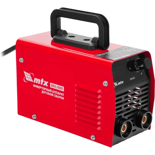 Инверторный аппарат дуговой сварки MTX MMA-200BS, 200 А, ПВ 60пр// 94398 фото 4 Инверторный аппарат дуговой сварки MTX MMA-200BS, 200 А, ПВ 60пр// 94398 фото 4