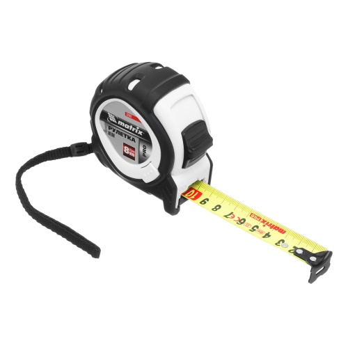 Рулетка Neon,8 м x 25 мм,обрезиненный корпус,3 фиксации,Pro Matrix фото 3