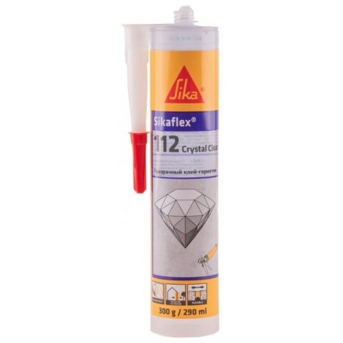 Sikaflex®-112 Crystal Clear - однокомпонентный универсальный клей-герметик Sikaflex®-112 Crystal Clear - однокомпонентный универсальный клей-герметик