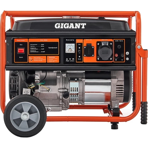 Бензиновый генератор Gigant (5,5 кВт; колёса и ручки) GGL-5500 фото 8