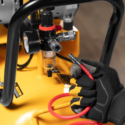 Компрессор безмасляный, малошумный DLS 1800/100,1800 Вт, 3x600, 100 л, 345 л/мин Denzel фото 44