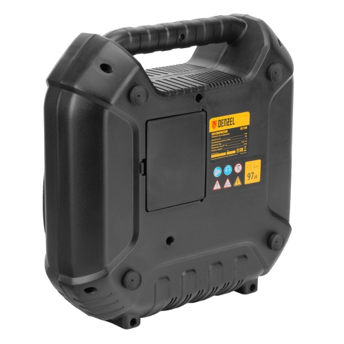 Компрессор воздушный DL1100 1.1 кВт, 180 л/мин, с набором аксессуаров Denzel фото 6