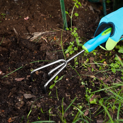 Рыхлитель 3 - зубый, 80 х 310 мм, нержавеющая сталь, двухкомпонентная рукоятка, Premium Plus, Palisad фото 10