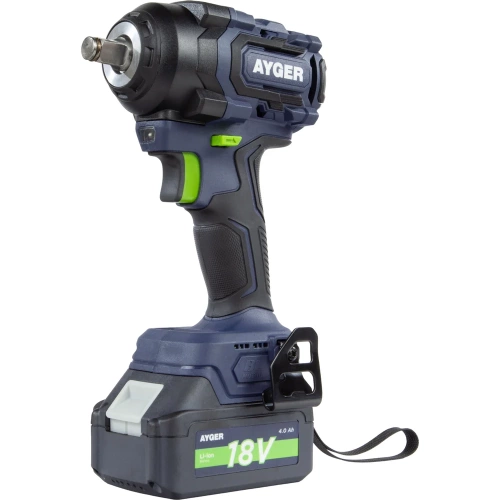 Гайковерт аккумуляторный бесщеточный AYGER APW18/550 фото 3