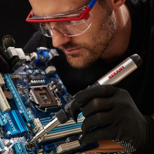 Газовый паяльник с пьезоподжигом REXANT 17 мл 12-0501 фото 5 Газовый паяльник с пьезоподжигом REXANT 17 мл 12-0501 фото 5