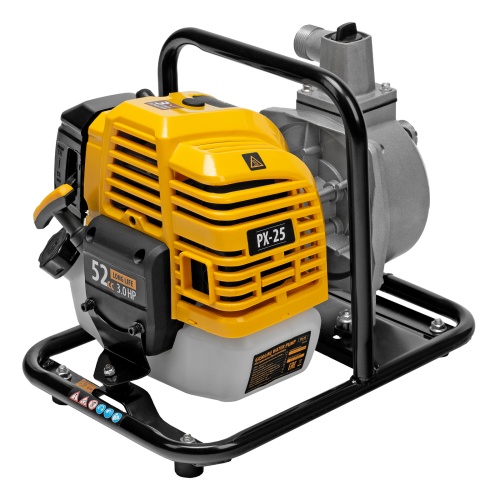 Мотопомпа бензиновая для чистой воды PX-25, 52 см3, 1", 170 л/мин, глуб 8 м, напор 30 м Denzel фото 2