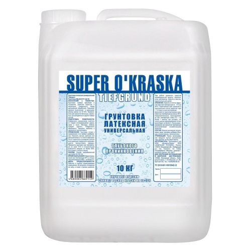 Грунтовка универсальная Super Okraska Tiefgrund 10 кг Грунтовка универсальная Super Okraska Tiefgrund 10 кг