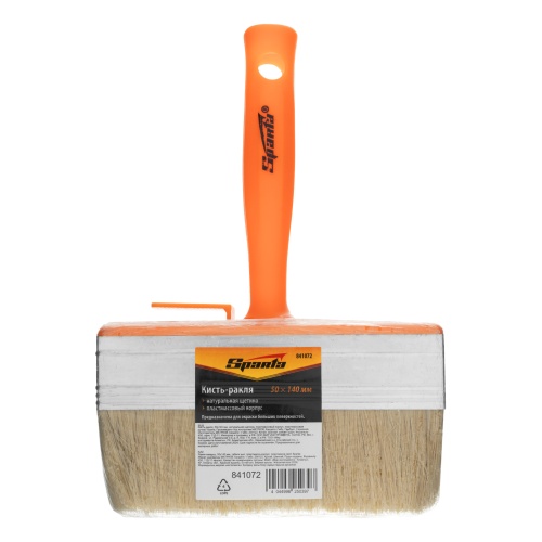 Кисть-ракля, 50х140 мм, натуральная щетина, пластмассовый корпус, пластмассовая ручка Sparta фото 4