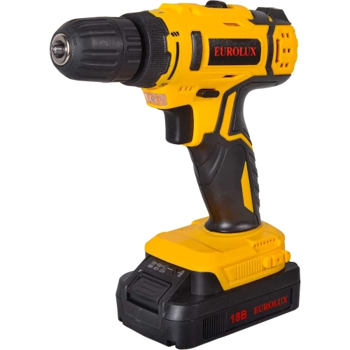 Аккумуляторная дрель-шуруповерт Eurolux ДА-18/2Li 72/14/40 фото 6