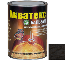 Бальзам масло для древесины Акватекс Эбеновое дерево 0,75 л