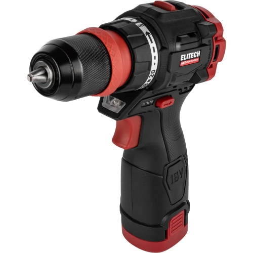 Дрель аккумуляторная Elitech м/ф HDCD 16UL2 (E2201.078.02) 214225 фото 3