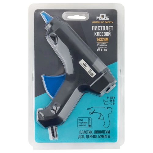 Клеевой пистолет MOS диаметр 11 мм, 12 Вт (80 Вт) 14324М фото 4 Клеевой пистолет MOS диаметр 11 мм, 12 Вт (80 Вт) 14324М фото 4