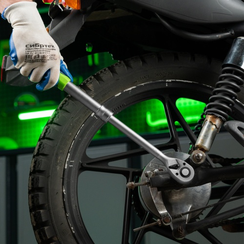 Ключ-трещотка телескопический 1/2", 300-430 мм, 72 зуба, с быстрым сбросом Сибртех фото 14 Ключ-трещотка телескопический 1/2", 300-430 мм, 72 зуба, с быстрым сбросом Сибртех фото 14