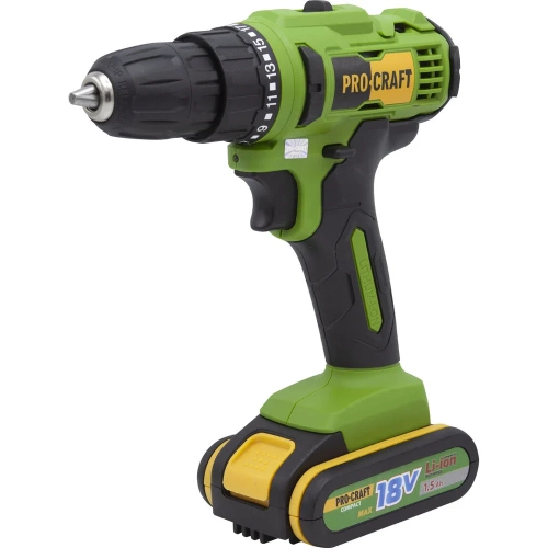 Аккумуляторная дрель-шуруповерт PROCRAFT PA18C фото 8