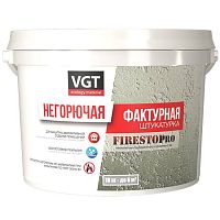 Штукатурка фактурная негорючая VGT Firestop pro 18 кг