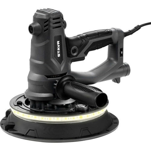 Машина шлифовальная для стен и потолков Ставр 225мм, Stavr SWS 1200-225L, 1200Вт, 1500-2500об/мин, липучка, плавный пуск, подсветка (12 полотен, мешок 20л, сумка) 9030700406 Машина шлифовальная для стен и потолков Ставр 225мм, Stavr SWS 1200-225L, 1200Вт, 1500-2500об/мин, липучка, плавный пуск, подсветка (12 полотен, мешок 20л, сумка) 9030700406