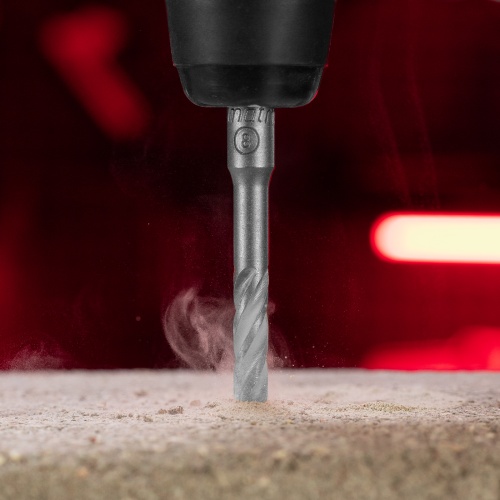 Бур по бетону, 8 x 110 мм, SDS Plus c крестовой пластиной Matrix фото 8