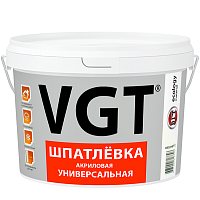 Шпатлевка акриловая универсальная VGT 7,5 кг