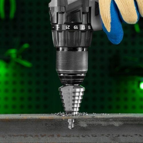 Сверло ступенчатое по металлу, 9-12-15-18-21-24-27-30-33-36 мм, 4241 Сибртех фото 8