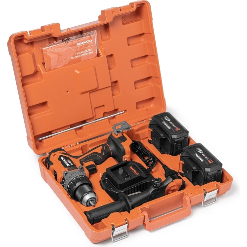 Ударная аккумуляторная дрель-шуруповерт DAEWOO DAA 6521Li SET фото 11