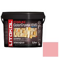 Затирка эпоксидная для швов Litokol ColorCrystal Evo S.830 Rosa Kyoto 2,5 кг