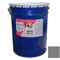 Эмаль Novocolor ПФ-115 серая 20 кг