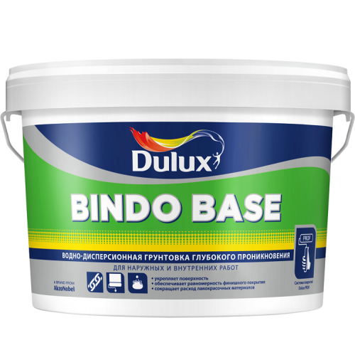Грунтовка акриловая глубокого проникновения Dulux Bindo Base универсальная 2,5 л