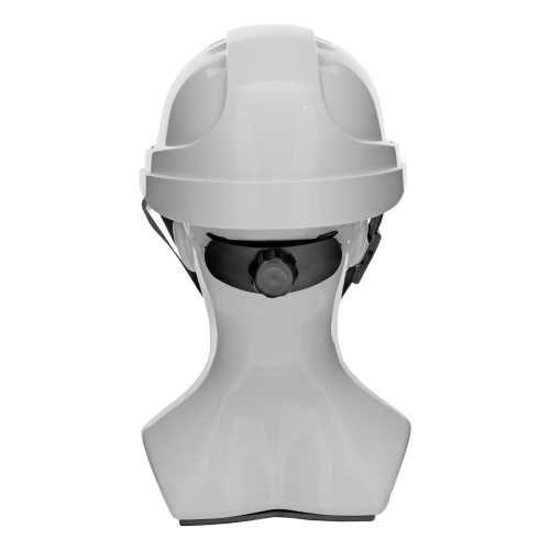 Каска защитная ударопрочная, ABS/PC, плавная регулировка, модель «Форвард» (К-05)белая Denzel фото 5