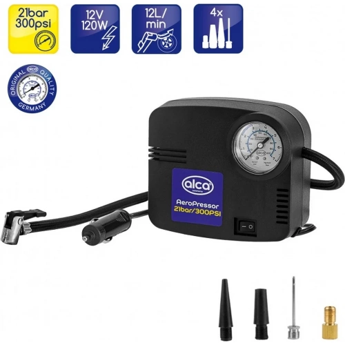 Компрессор Alca 21 бар, 12 В, 12 А, 144 Вт, 7 л/мин 232000 фото 3