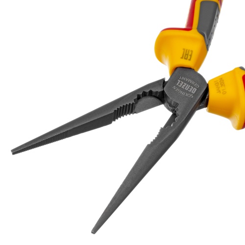 Длинногубцы прямые, диэлектрические рукоятки до 1000 В, трехкомпонентные рукоятки, 205мм Denzel фото 4 Длинногубцы прямые, диэлектрические рукоятки до 1000 В, трехкомпонентные рукоятки, 205мм Denzel фото 4