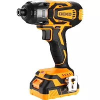 Аккумуляторный ударный винтоверт DEKO DKIS20-Li 20В, 1х2.0Ач 063-4391