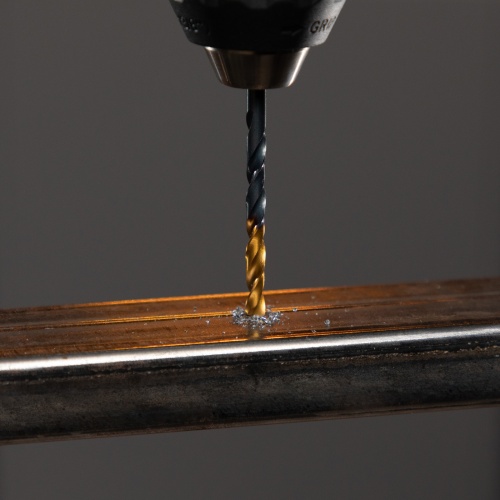 Сверло по металлу, 4 мм, HSS-Tin, Golden Tip, 10 шт. Denzel фото 6