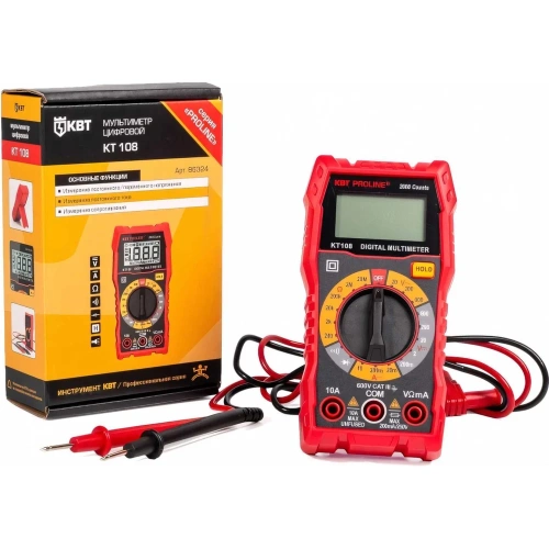 Цифровой мультиметр КВТ KT 108 PROLINE 86324 фото 3