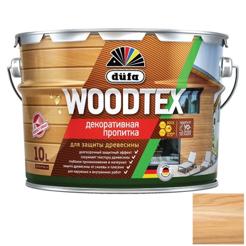 Пропитка декоративная для защиты древесины Dufa Woodtex Сосна 9 л Пропитка декоративная для защиты древесины Dufa Woodtex Сосна 9 л