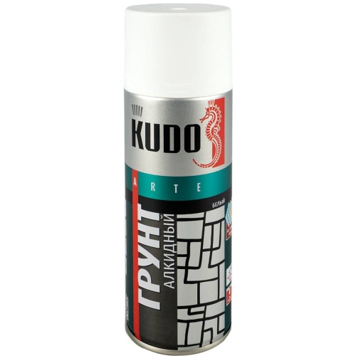 Грунт-аэрозоль алкидный Kudo KU-2004 белый