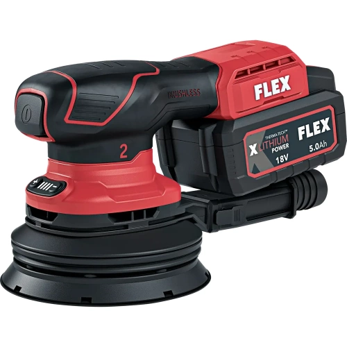 Аккумуляторная эксцентриковая шлифмашина FLEX ORE 2-125 18-EC/2.5 Set 532083 фото 4