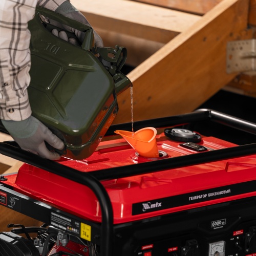 Генератор бензиновый RS-7000, 6 кВт, 230В, ручной стартер MTX фото 23