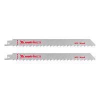 Полотна по дереву для сабельной пилы S1111K 200/8.5 мм, HCS, 2 шт, Pro Matrix