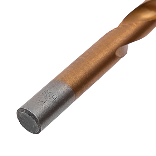 Сверло по металлу, 12 мм, HSS, нитридтитановое покрытие, цилиндрический хвостовик Matrix фото 6