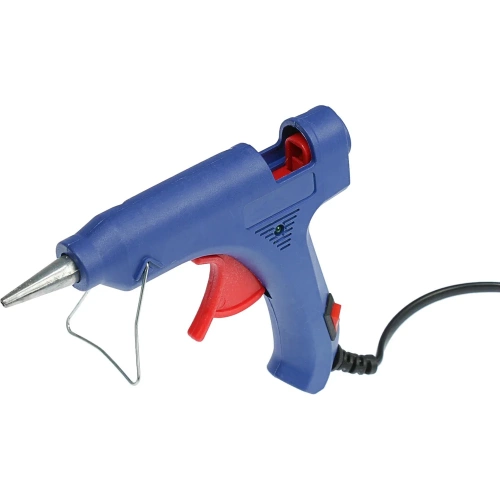 Клеевой пистолет TUNDRA 20 Вт, 220 В, выключатель, индикатор, антикапля, шнур 1.2 м, 7 мм 4365664 фото 3