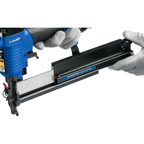 Пневматический нейлер-степлер 2-в-1 для скоб и гвоздей ЗУБР Т55/300 31937 фото 7