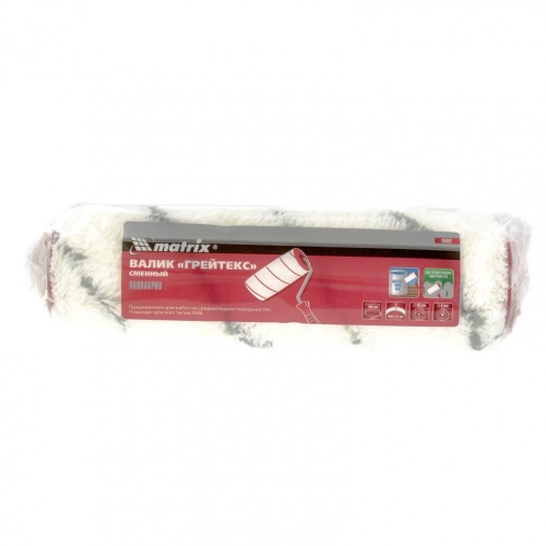 Валик сменный Matrix 80892 Грейтекс 180 мм полиакрил фото 4