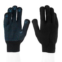 Перчатки трикотажные, акрил, с ПВХ точкой, 7 класс Сибртех