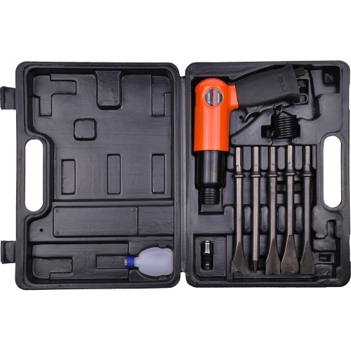 Пневмозубило с набором насадок AV Steel AV-701809 фото 3 Пневмозубило с набором насадок AV Steel AV-701809 фото 3