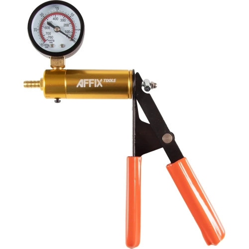 Вакуумметр AFFIX от -1 до 0 бар, комплект адаптеров, кейс, 15 предметов AF12030015C фото 7